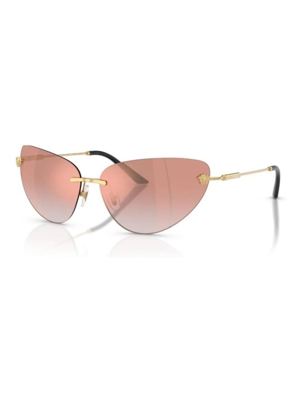 Versace Sunglasses VE2281 10026F 64mm Gold / Pink Gradient Pink Mirror Lens